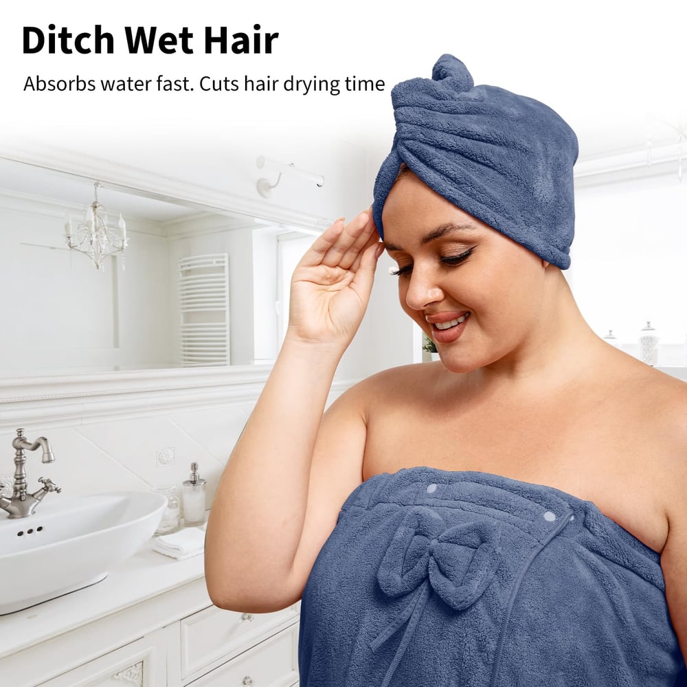 Plussize Badwrap Set – Comfort & Stijl