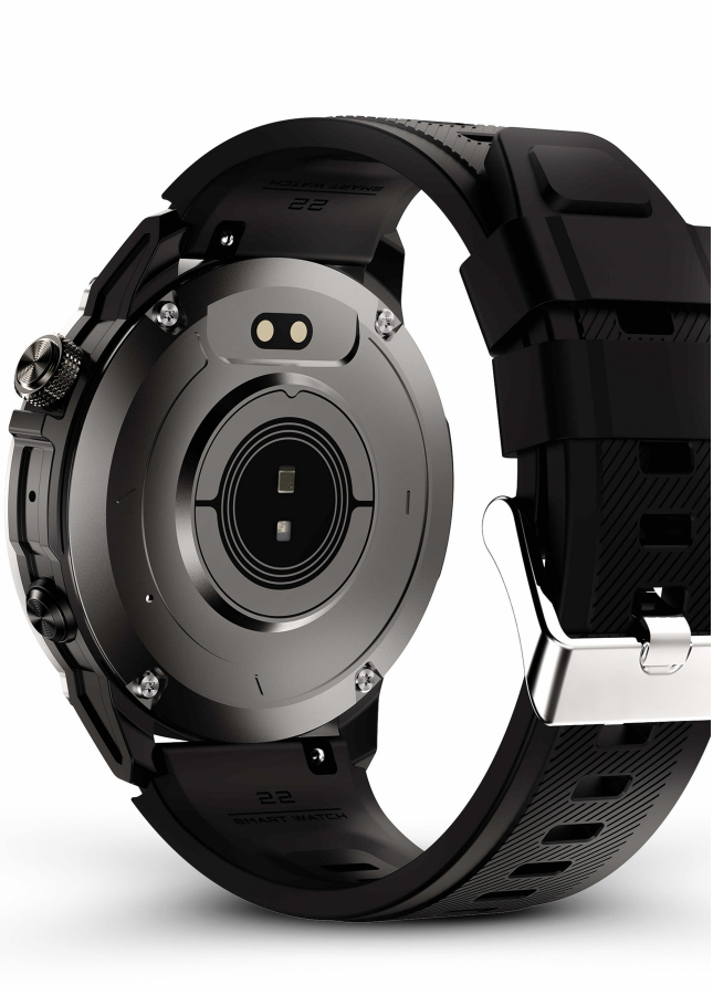 🔥 SteelGrid Smartwatch | AMOLED Always On Display, Satellite GPS, Monitor Stress