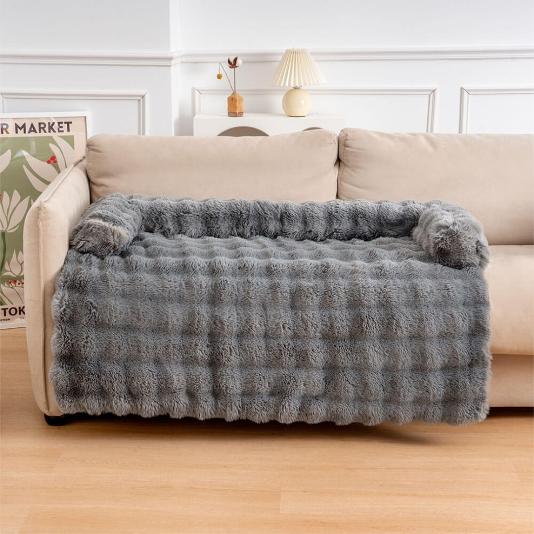 Rustgevend Hondenbed – Beschermt Bank & Geeft Ultiem Comfort