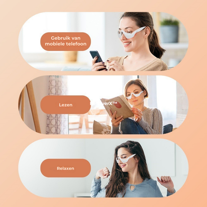 RecoverX™ OogSpa Bril - Tegen Rimpels, Wallen en Vermoeide Ogen