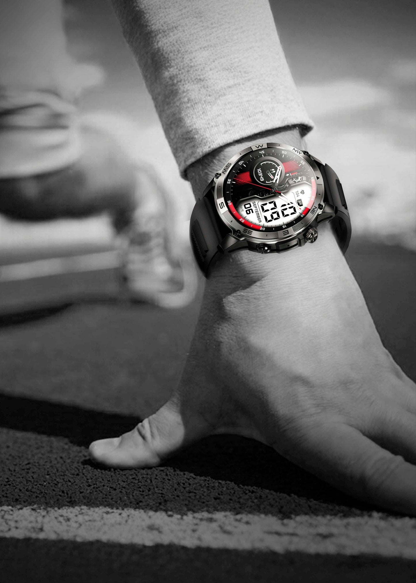 🔥 SteelGrid Smartwatch | AMOLED Always On Display, Satellite GPS, Monitor Stress
