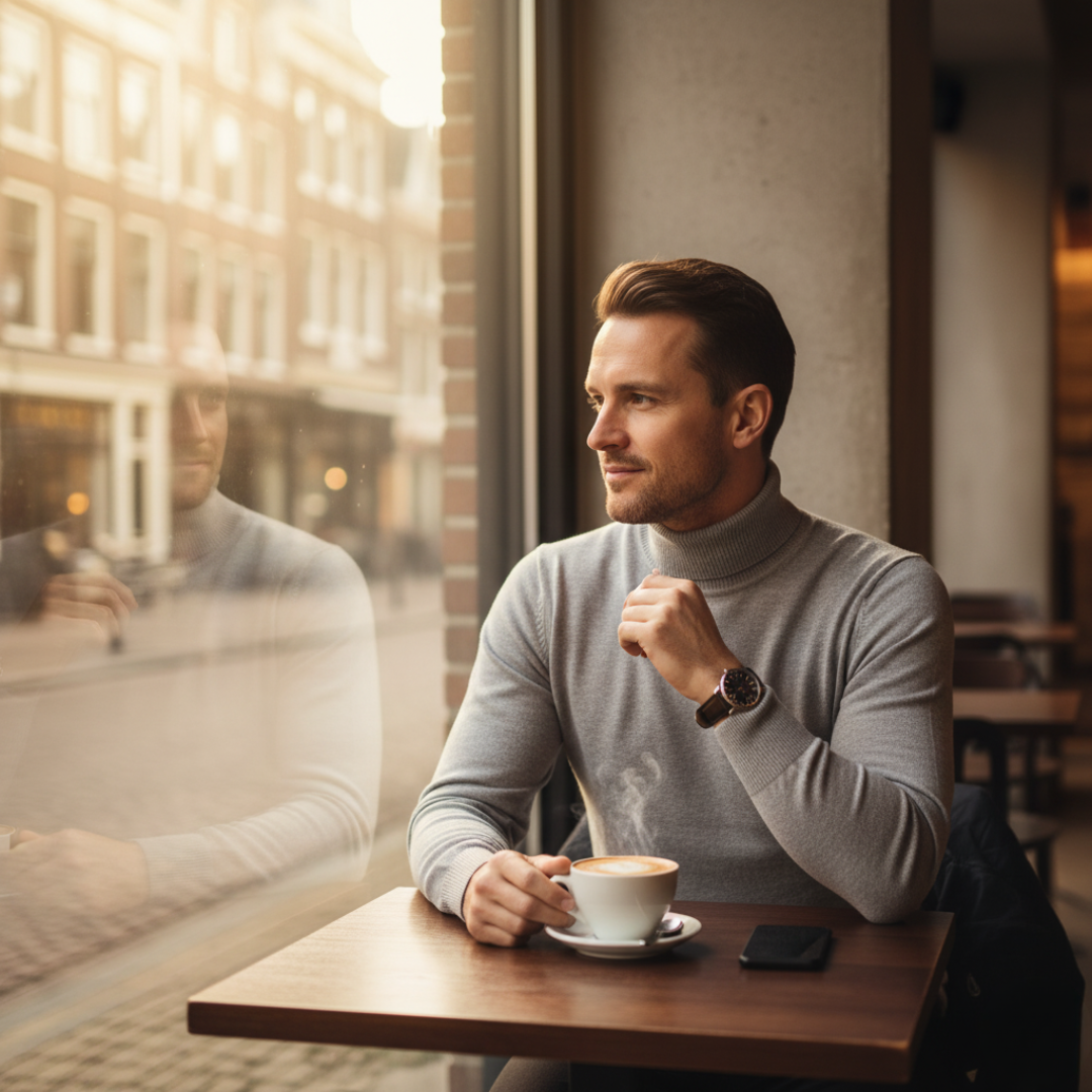 Olivier | Premium kasjmier trui voor heren