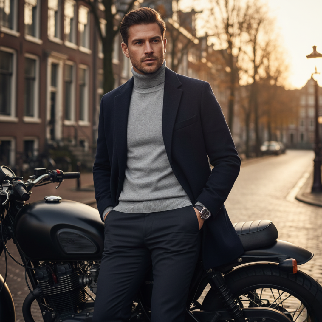 Olivier | Premium kasjmier trui voor heren