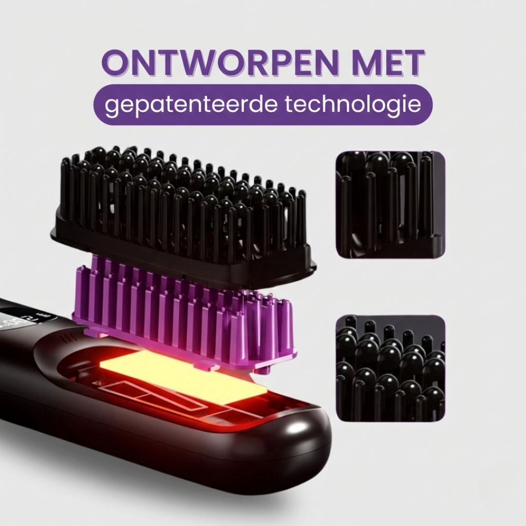 GoBrush™ Draagbare Styleborstel voor Kort Haar