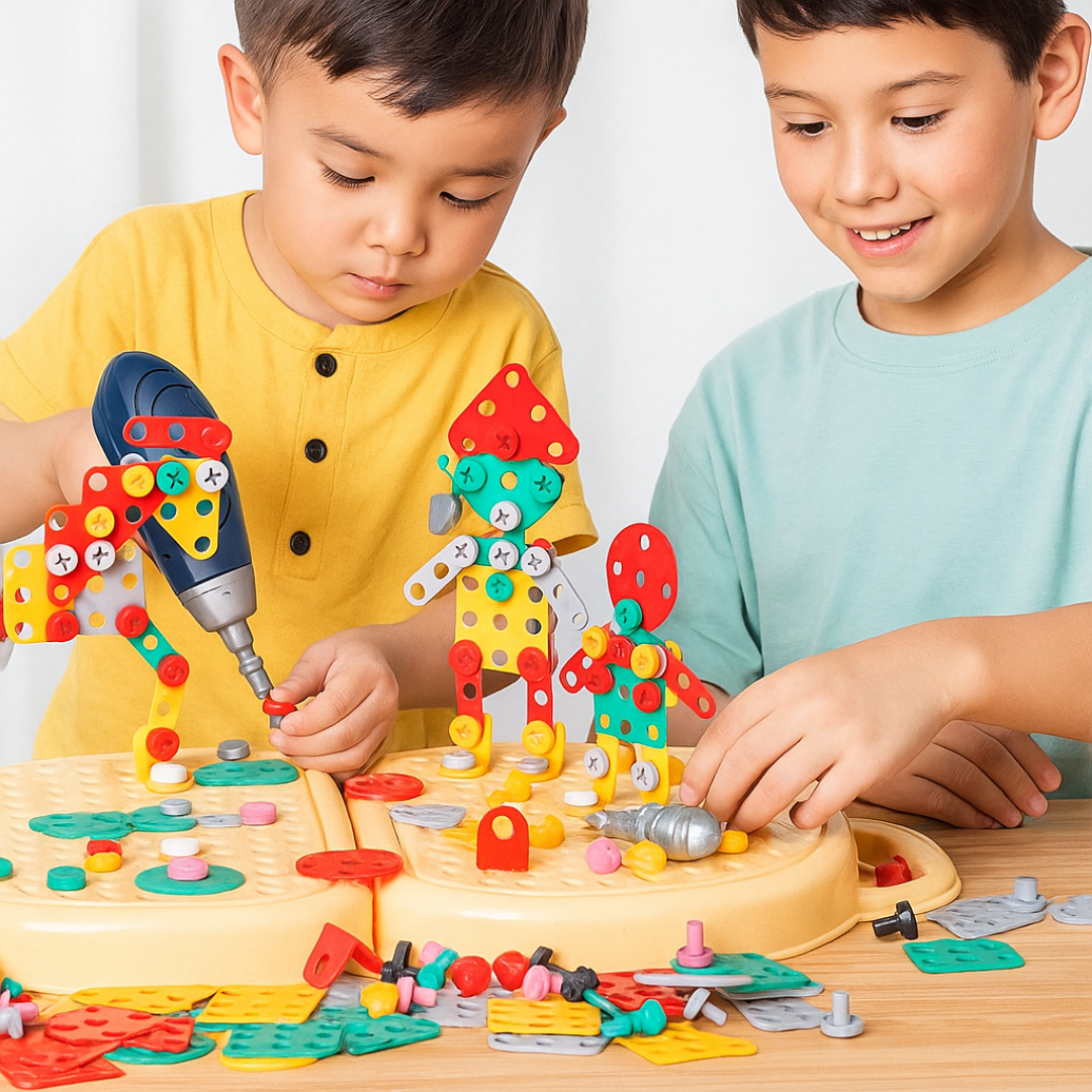 Kleine Bouwers – Stoere Bouwset voor Kinderen