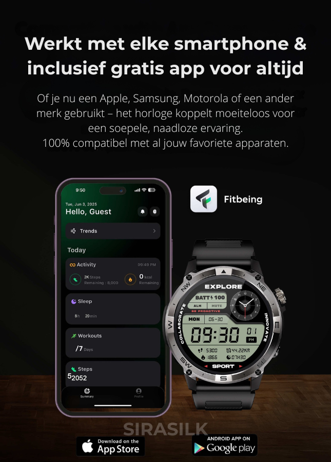 🔥 SteelGrid Smartwatch | AMOLED Always On Display, Satellite GPS, Monitor Stress