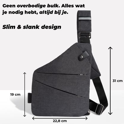 Gridforce bag | Anti-diefstal Schoudertas 2+1 GRATIS