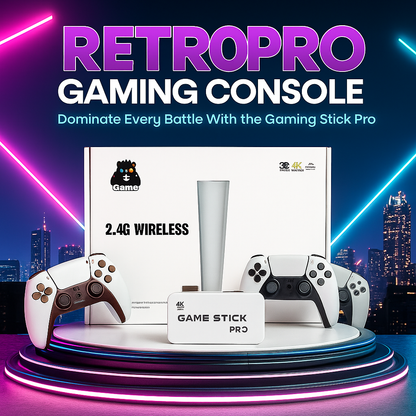 RetroPro Gaming Console + 2 GRATIS controllers