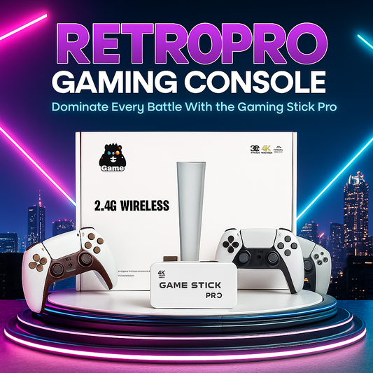 RetroPro Gaming Console + 2 GRATIS controllers