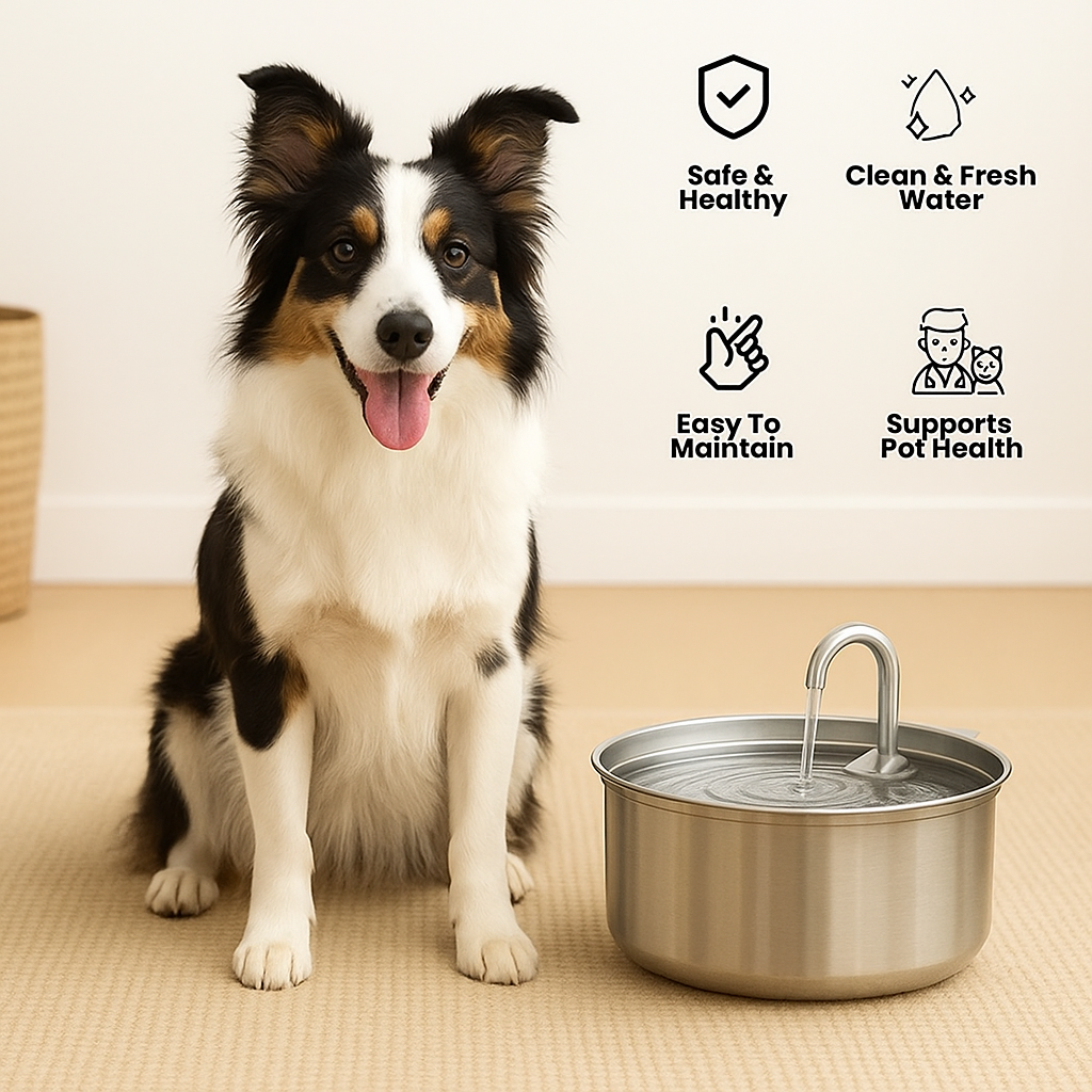 Honden Fontein + 2 GRATIS waterfilters