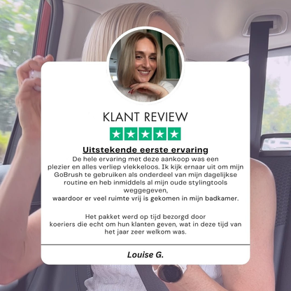 GoBrush™ Draagbare Styleborstel voor Kort Haar