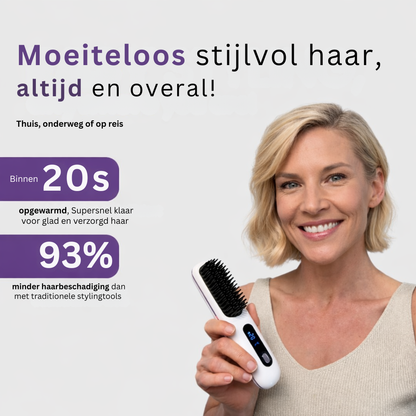 GoBrush™ Draagbare Styleborstel voor Kort Haar