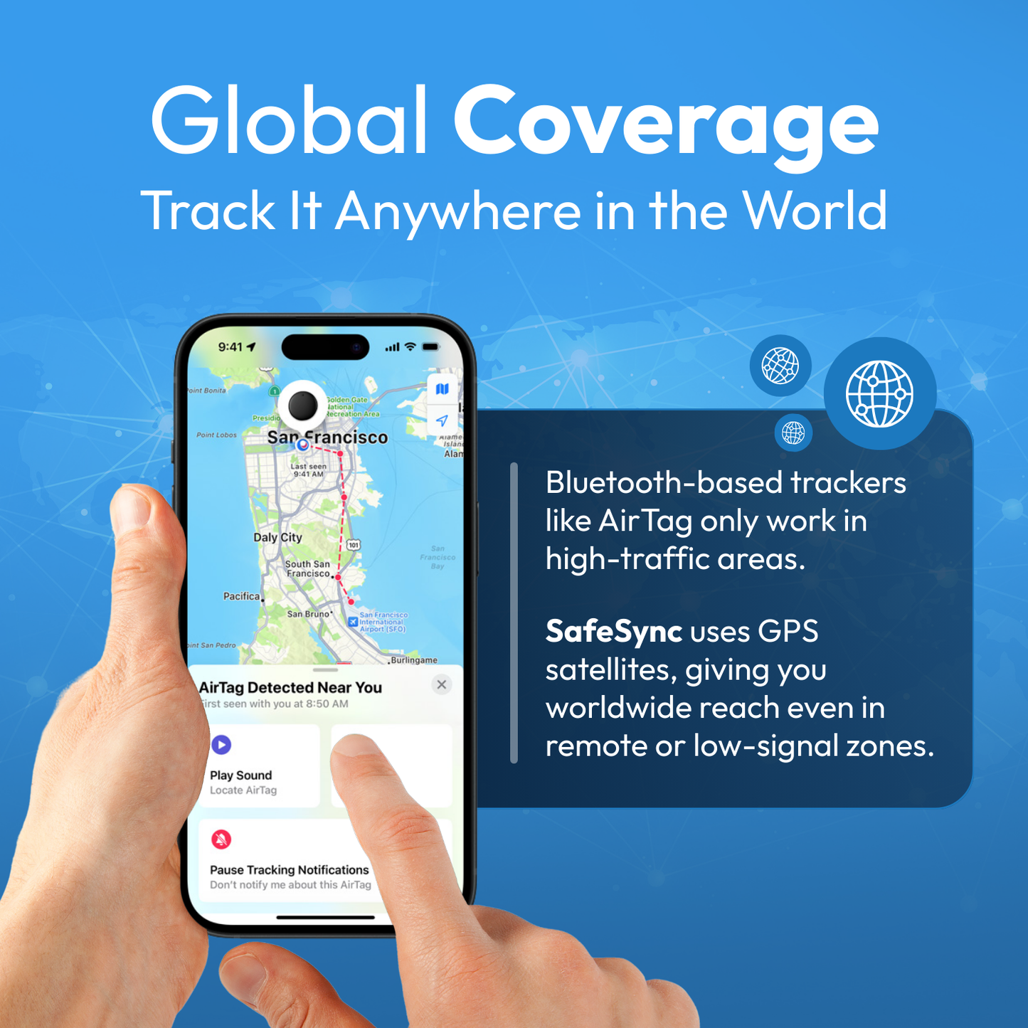 TrackWise™ Smart GPS – Vind Alles. Altijd.