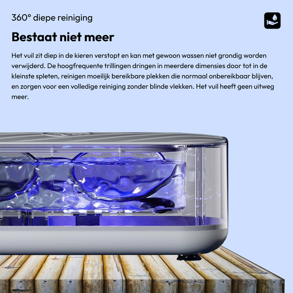 CleanPulse brillenreiniger | 50% KORTING
