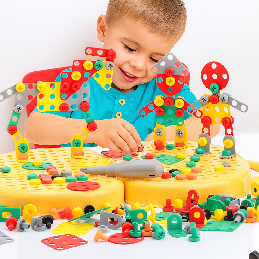 Kleine Bouwers – Stoere Bouwset voor Kinderen