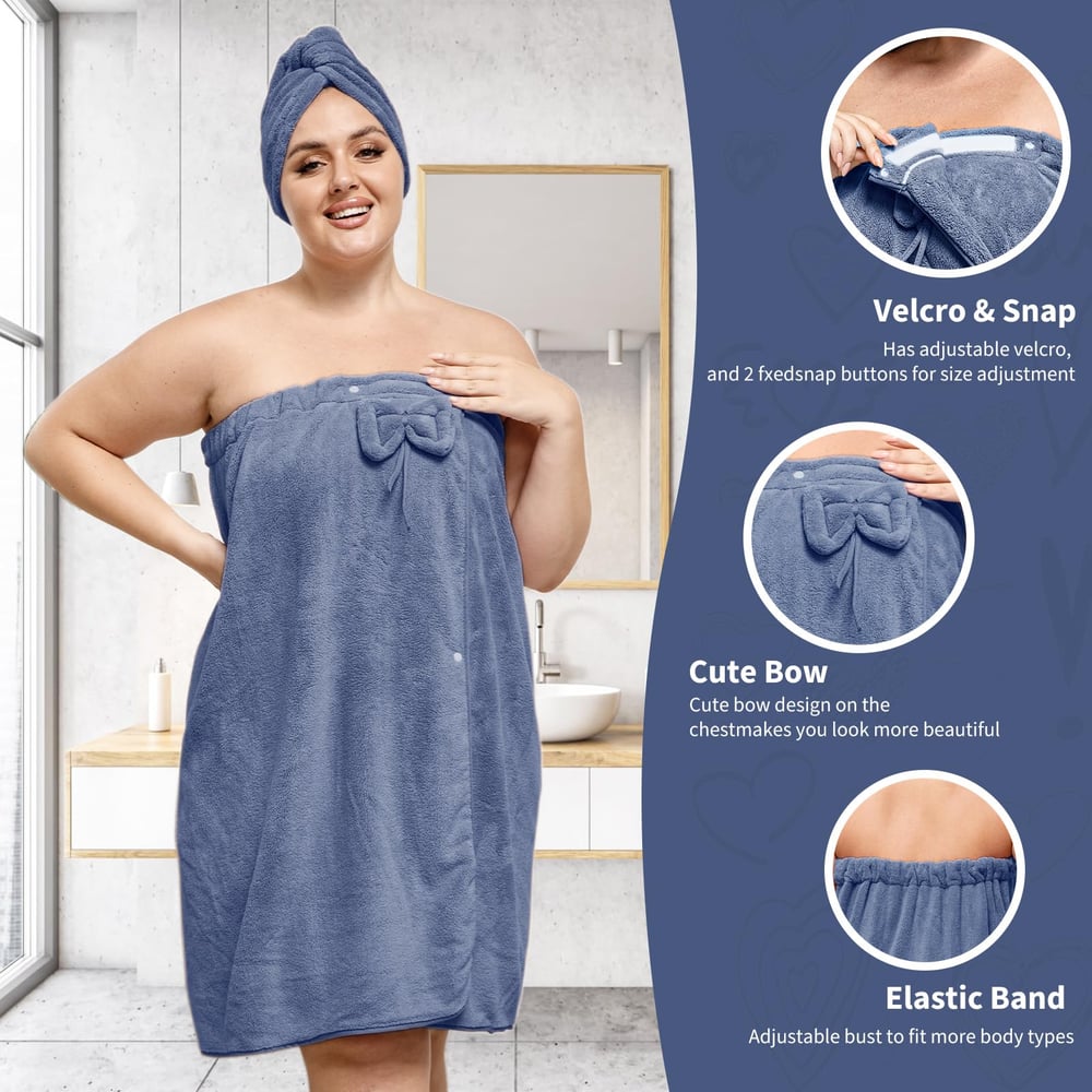 Plussize Badwrap Set – Comfort & Stijl