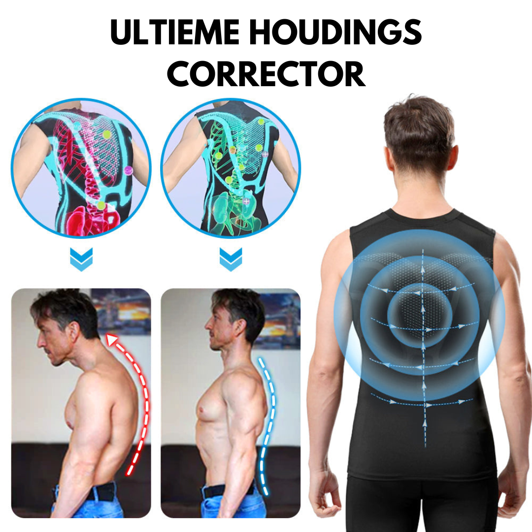PosturePro™ | Compressiehemd met Houdingsondersteuning