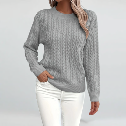 Elise | Comfortabele Kabeltrui met Tijdloze Stijl