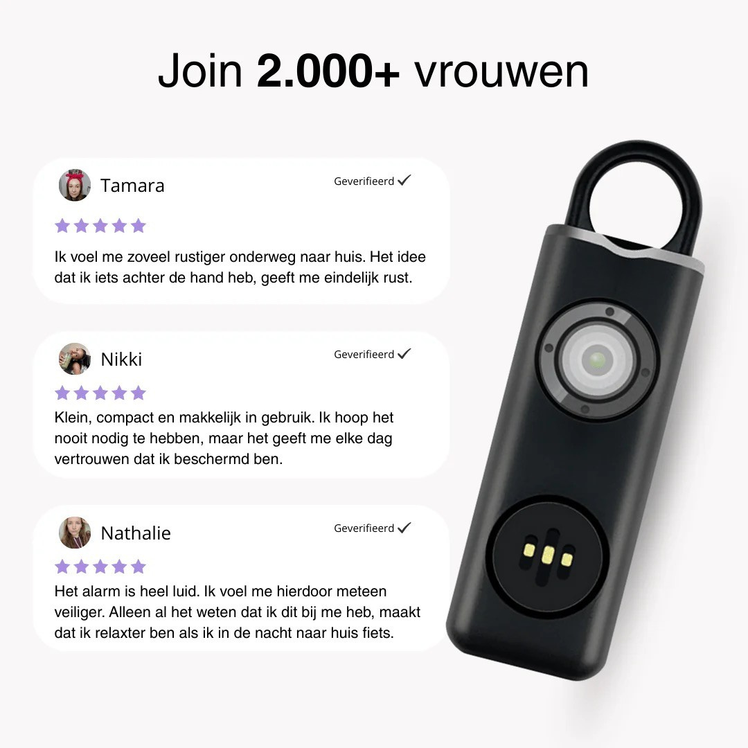 Loudcloud - Persoonlijk Veiligheidsalarm (130 dB)