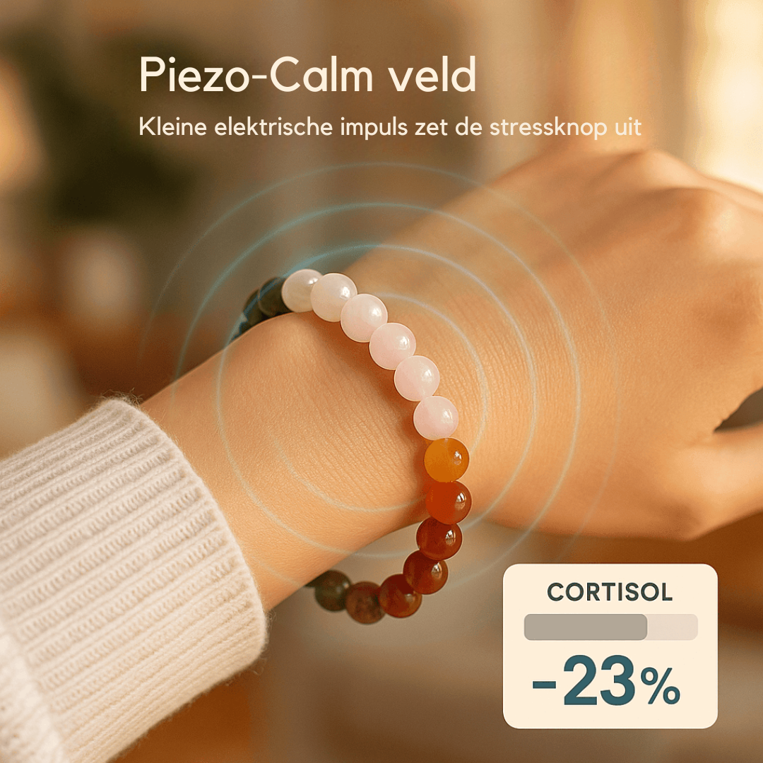 LunaBloom™ Bracelet | Piezo-Calm Moonstone & Rose Quartz  - LunaBloom