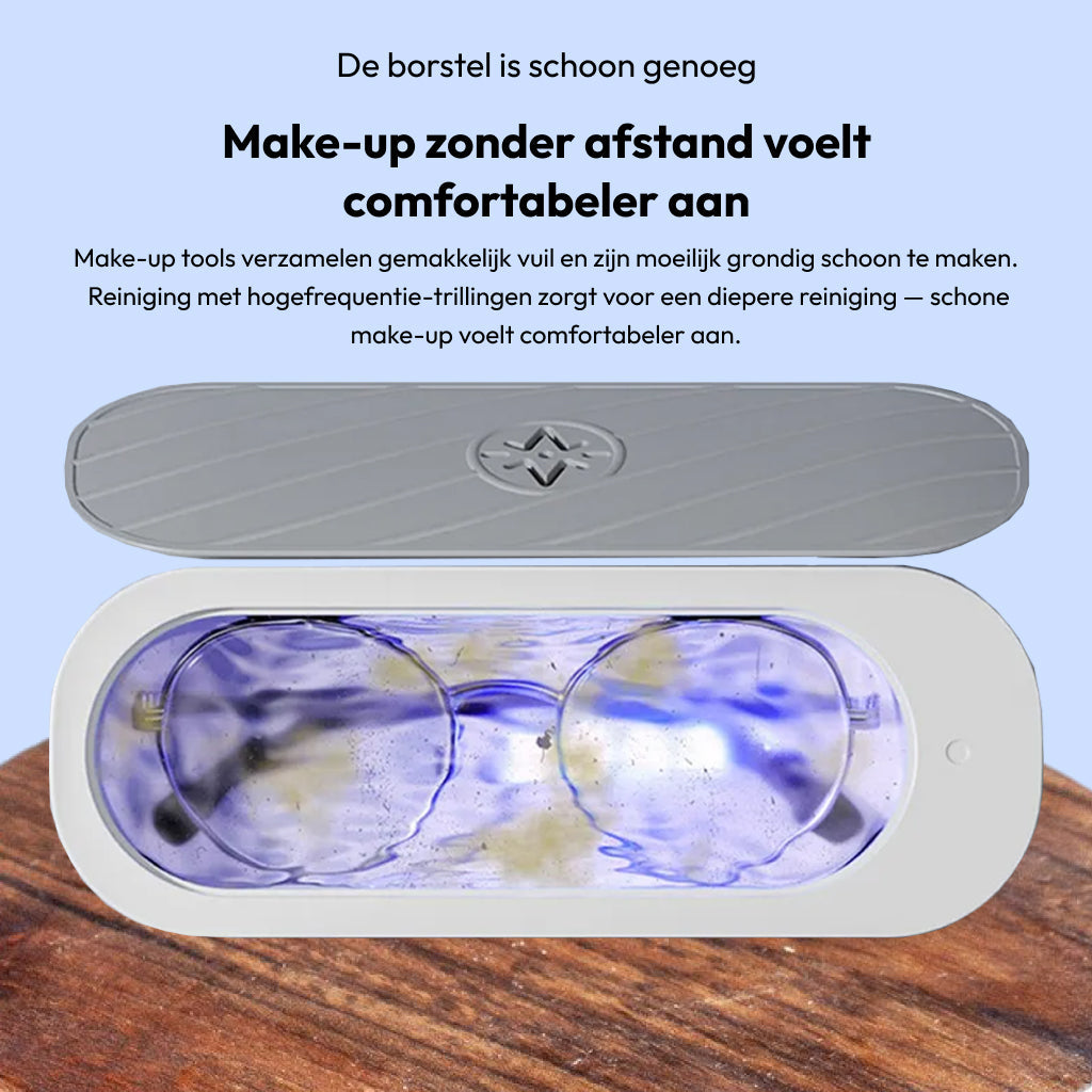 CleanPulse brillenreiniger | 50% KORTING