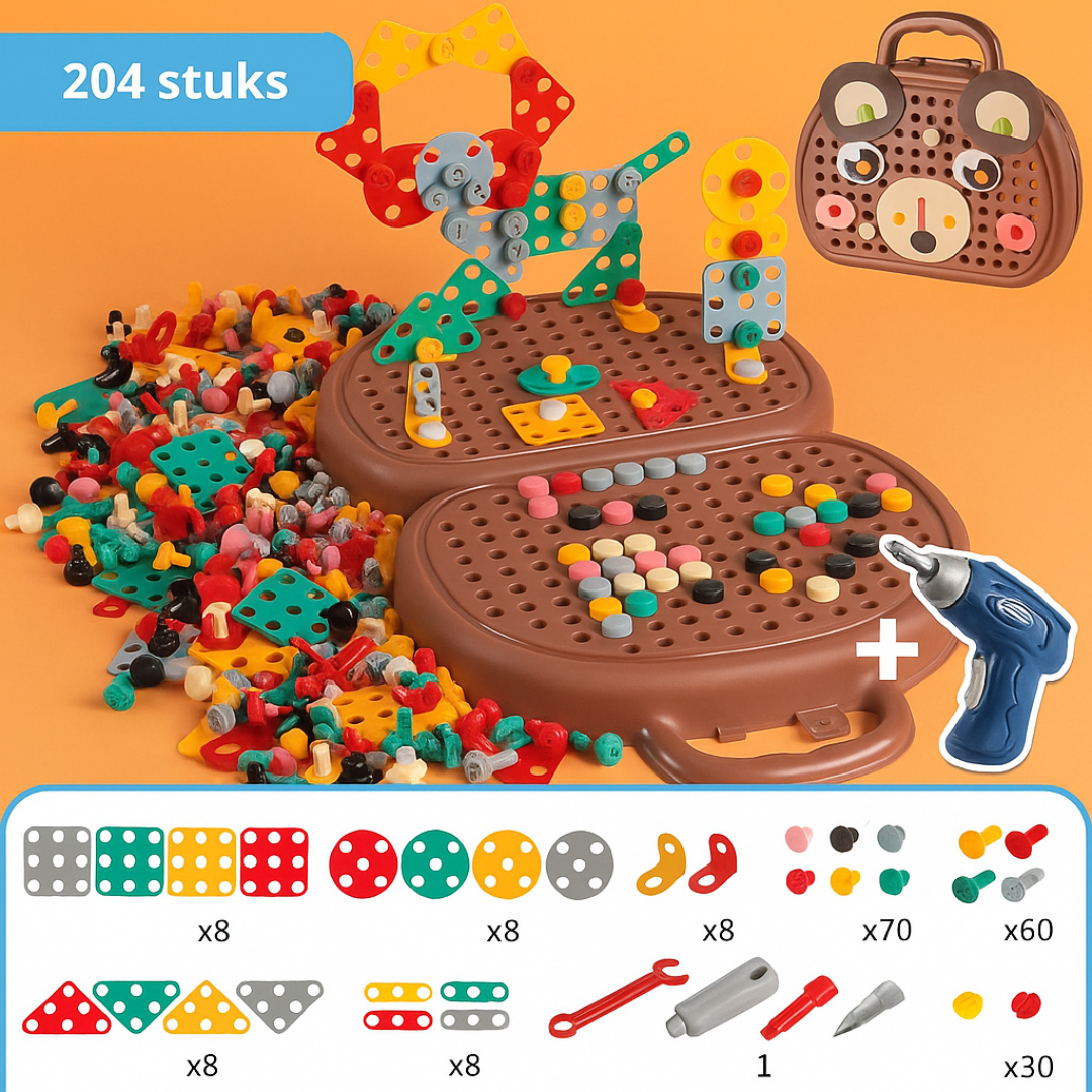 Kleine Bouwers – Stoere Bouwset voor Kinderen