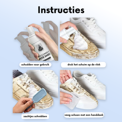 WipeOut - watervrije schuimschoenreiniger (1+1 GRATIS)