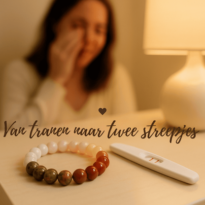 LunaBloom™ Bracelet | Piezo-Calm Moonstone & Rose Quartz  - LunaBloom