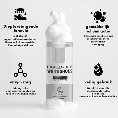 WipeOut - watervrije schuimschoenreiniger (1+1 GRATIS)