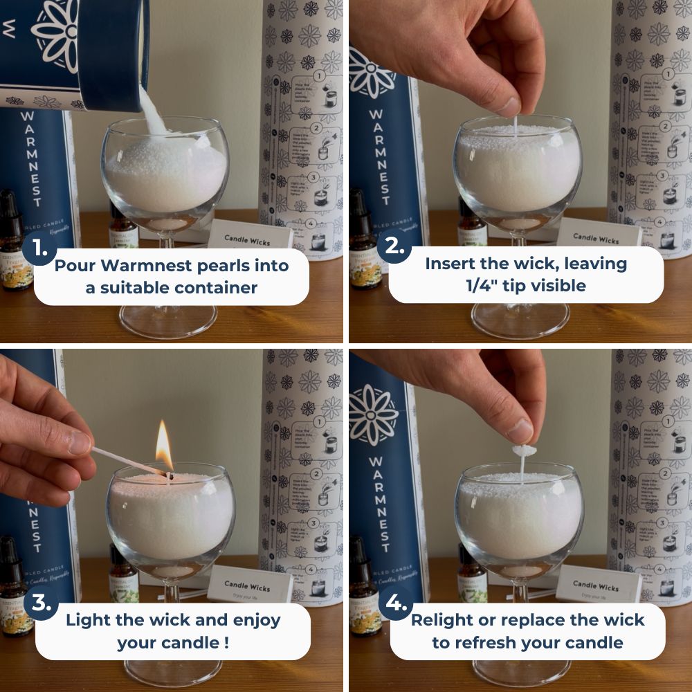 Warmnest® - Pearled Candle