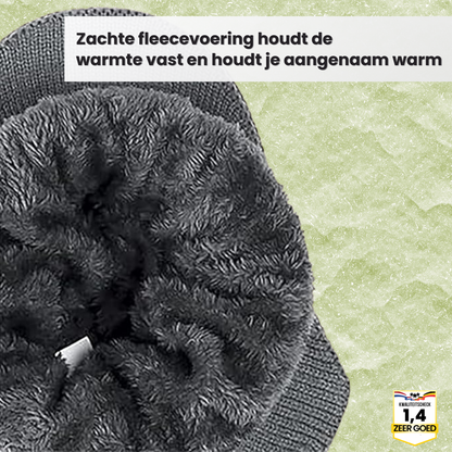 Fjordwarm – Scandinavische wintermuts met oorbescherming (unisex, one size fits all)