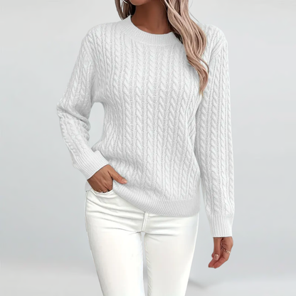Elise | Comfortabele Kabeltrui met Tijdloze Stijl