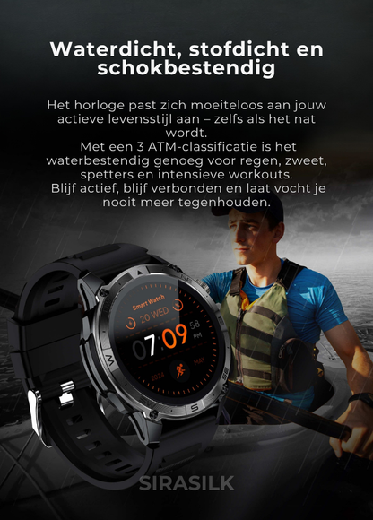 🔥 SteelGrid Smartwatch | AMOLED Always On Display, Satellite GPS, Monitor Stress