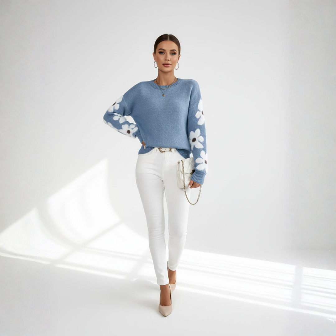 Daisy | Drop Knit Sweater