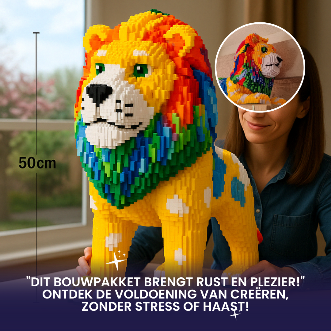 Stoere Leeuw | van Bouwstenen