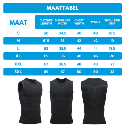PosturePro™ | Compressiehemd met Houdingsondersteuning