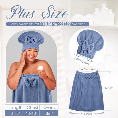 Plussize Badwrap Set – Comfort & Stijl