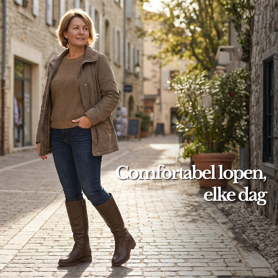 Aafje | Hoge Laars met Orthopedisch Comfort