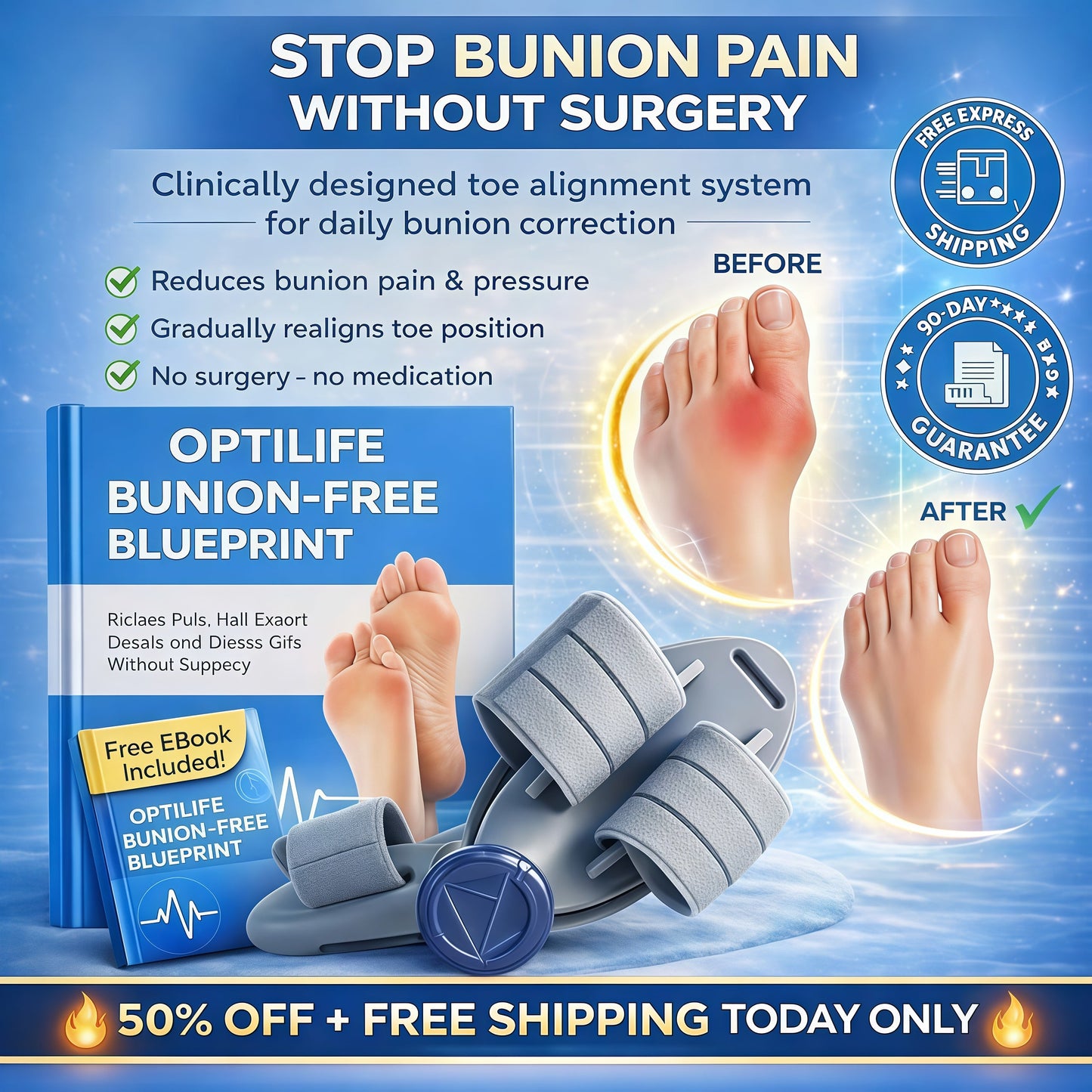 OptiLife Hallux Valgus Corrector