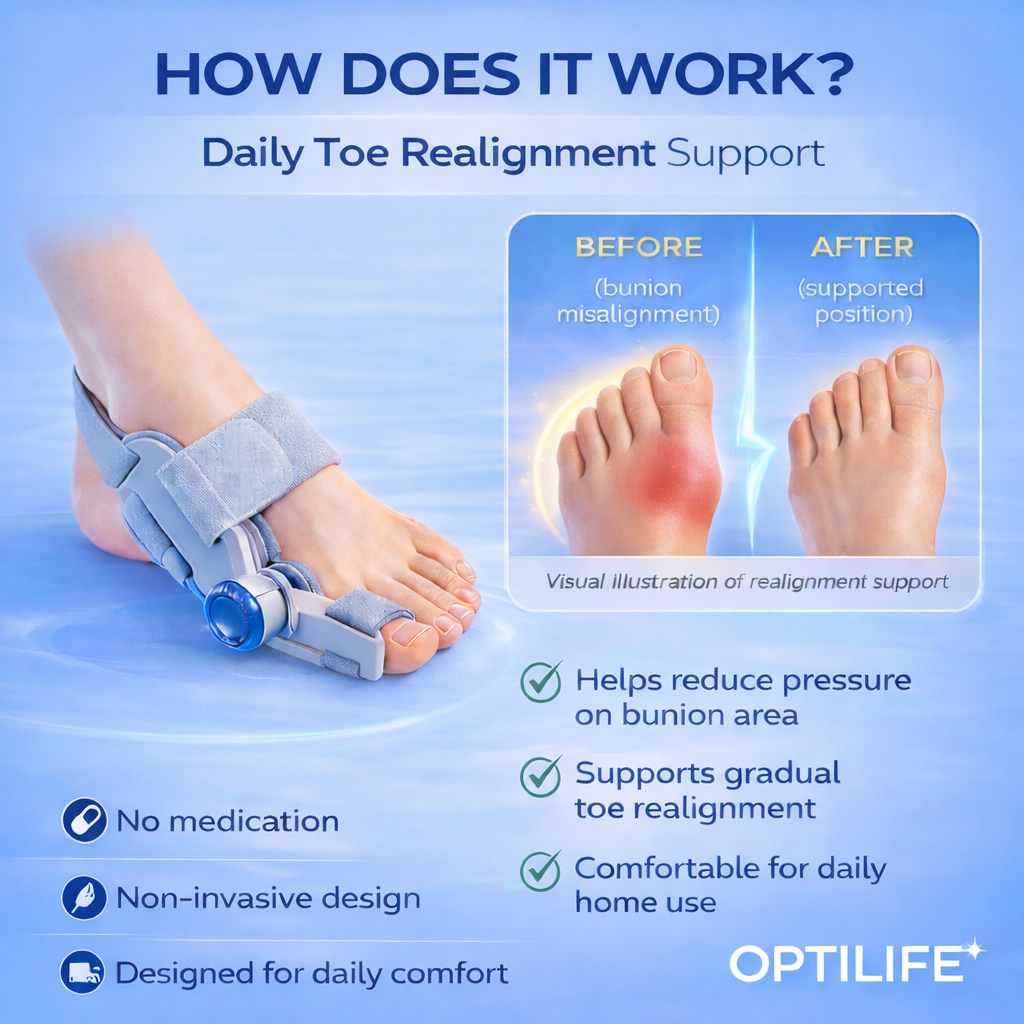 OptiLife Hallux Valgus Corrector