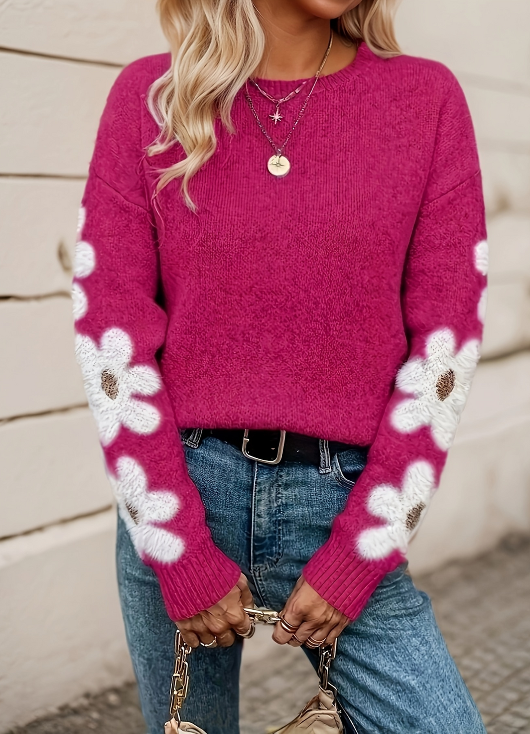 Daisy | Drop Knit Sweater