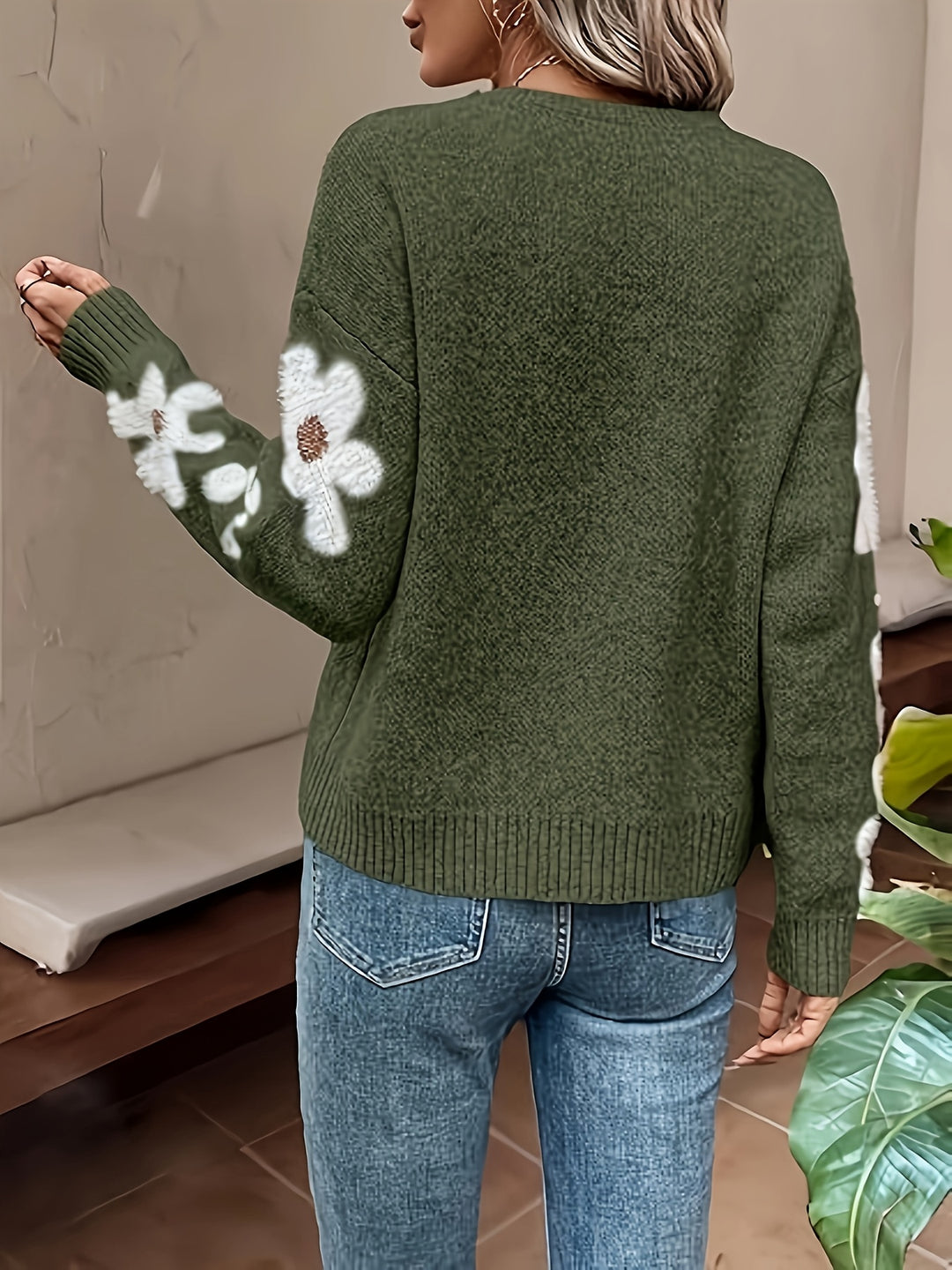 Daisy | Drop Knit Sweater