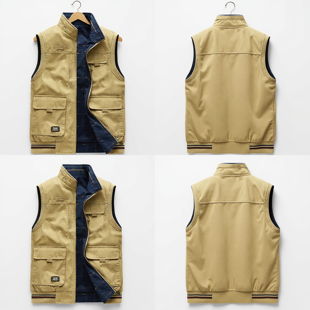 Stoere Multifunctionele Herfst bodywarmer voor Heren
