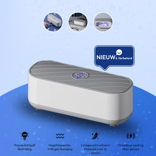 CleanPulse brillenreiniger | 50% KORTING