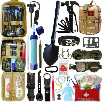 SafeForce ULTRA Noodpakket | Tactische Survivalset met EHBO, Tools & Tas