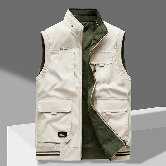 Stoere Multifunctionele Herfst bodywarmer voor Heren