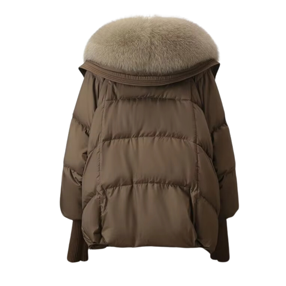Mirelle Faux-Fur Collar Puffer