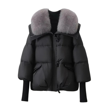 Mirelle Faux-Fur Collar Puffer