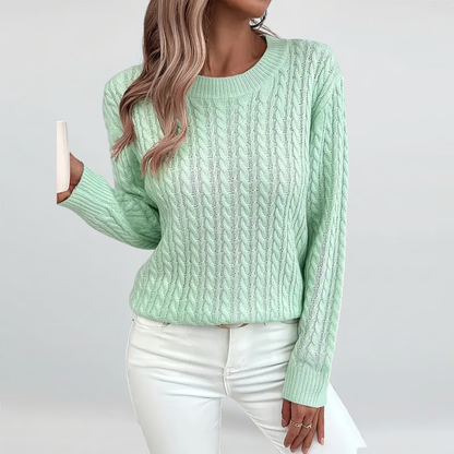 Elise | Comfortabele Kabeltrui met Tijdloze Stijl