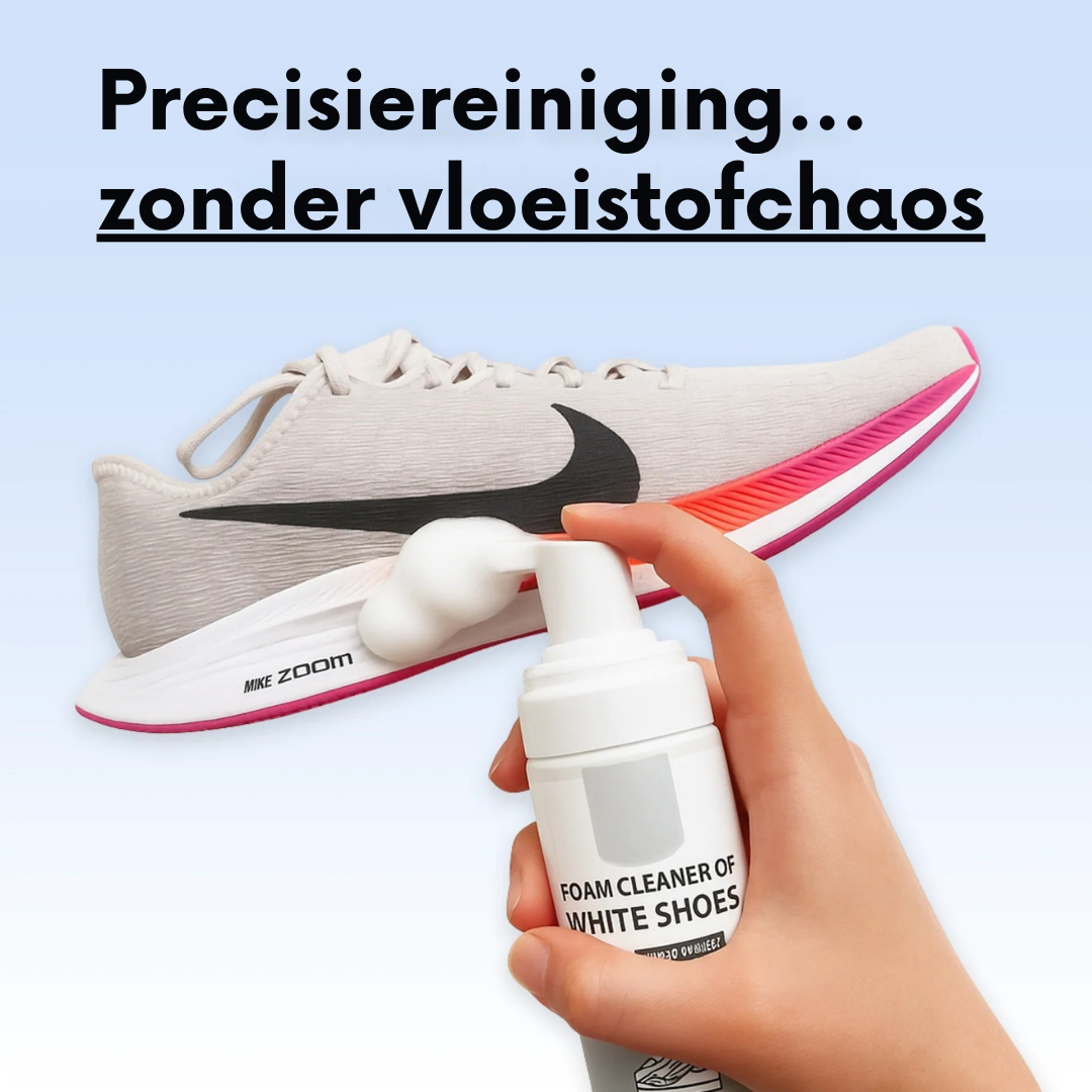 WipeOut - watervrije schuimschoenreiniger (1+1 GRATIS)